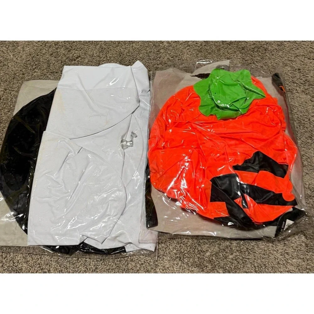 Vintage 1987 Halloween Inflatable Ghost Pumpkin Yard Decor Lot Trade Source 30